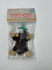 Wubbanub Brown MONKEY Baby Pacifier Plush NEW IN PACKAGE SEALED