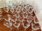 Extensive Vintage Spiegelau Etched Crystal Glassware Set w/Decanter and Pitcher — photo 6