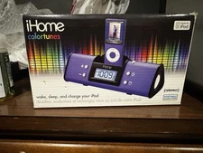 iHome Colortunes iH16 Portable iPod Docking Station Alarm Clock/Speaker