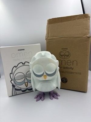 Coarse Omen Fade - Infinity 7'' Vinyl Owl Figure w/ both boxes Coarsetoys