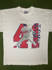 1997 Cleveland Indians - Charles Nagy - Vintage MLB Player T Shirt Large