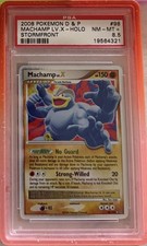 Pokémon Stormfront Machamp LV.X #98/100 Holo English 2008 PSA 8.5 on eBay