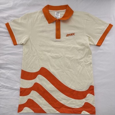 2025 Aperol Spritz Polo Shirt Women s Orange White