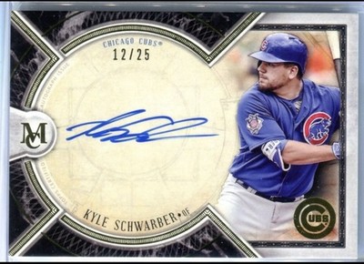 2018 Topps Museum Collection Kyle Schwarber Archival Auto GOLD /25 Cubs #12/25