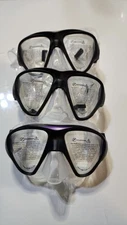 Phantom Aquatics Professional Snorkel Mask Set Of 3