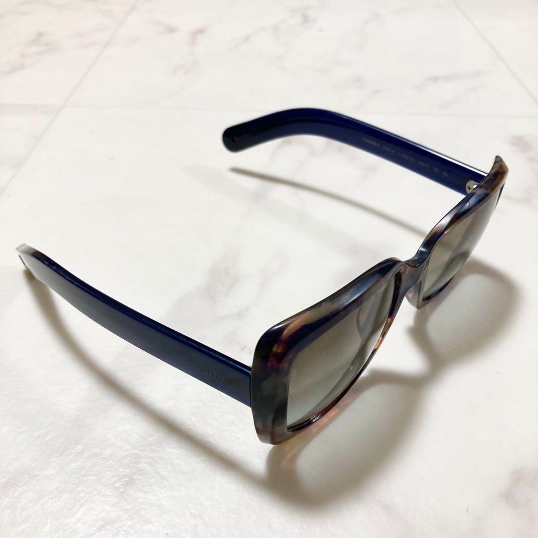 シャネルサングラス5236 CHANEL Sunglasses Blue Tortoise Shell CC Logo 5236-A Authentic