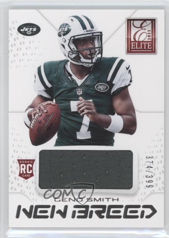 Geno Smith Panini Elite New Breed Jersey #1 Base