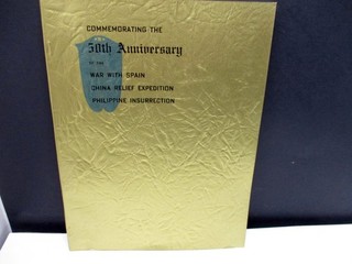Commemorative 50th Anniversary War With Spain China Philippines Shamokin Pa