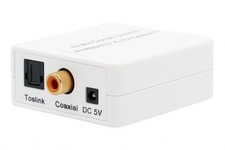 DAC Converter Optical Coaxial S/PDIF Audio In Stereo L/R3.5mm AUX Out