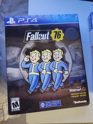 Fallout 76 with Steelbook and Controller Skin SONY PS4 BRAND NEW! FREE SHIPPING!