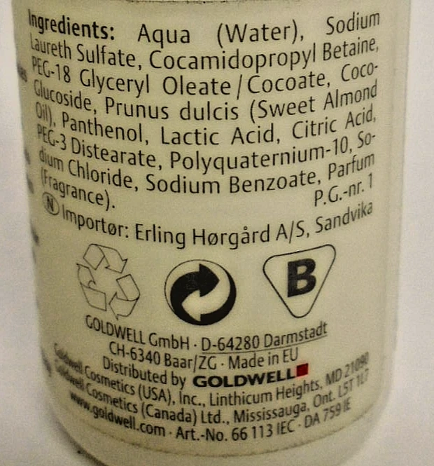 4x Champú para el cabello Goldwell Definition Permed & Curly Curl Care 1,6 oz. Cada F/S Foto 4 de 4