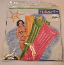 Vintage INTEX The Wet Set Inflatable Pool Air Mat Float Green 72 x 27 New/Sealed