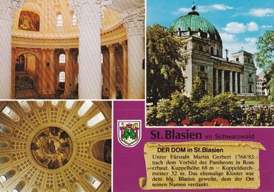 Postcard - (D) - Cathedral of St. Blasien - Chronicle - around 1980/90 - Excellent Condition