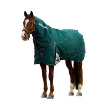 Weatherbeeta Comfitec Plus Dynamic Turnout Detatch-A-Neck 360g - Forest Gn/Nvy