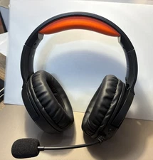 BINNUNE BW02-BT Wireless Gaming Headset 2.4G + Bluetooth with Mic for PC PS4 PS5