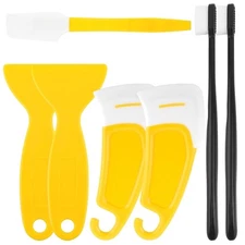 UV Resin 3D Printer Tool Set 7Pcs Silicone Spatula Scraper Brush for Resin