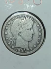 1908 New Orleans - Barber Quarter 25 Cents  - #BQ11