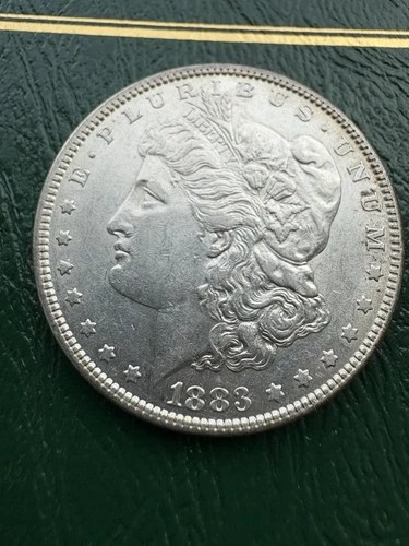 1883 BU Morgan Silver Dollar  US Mint Collectible