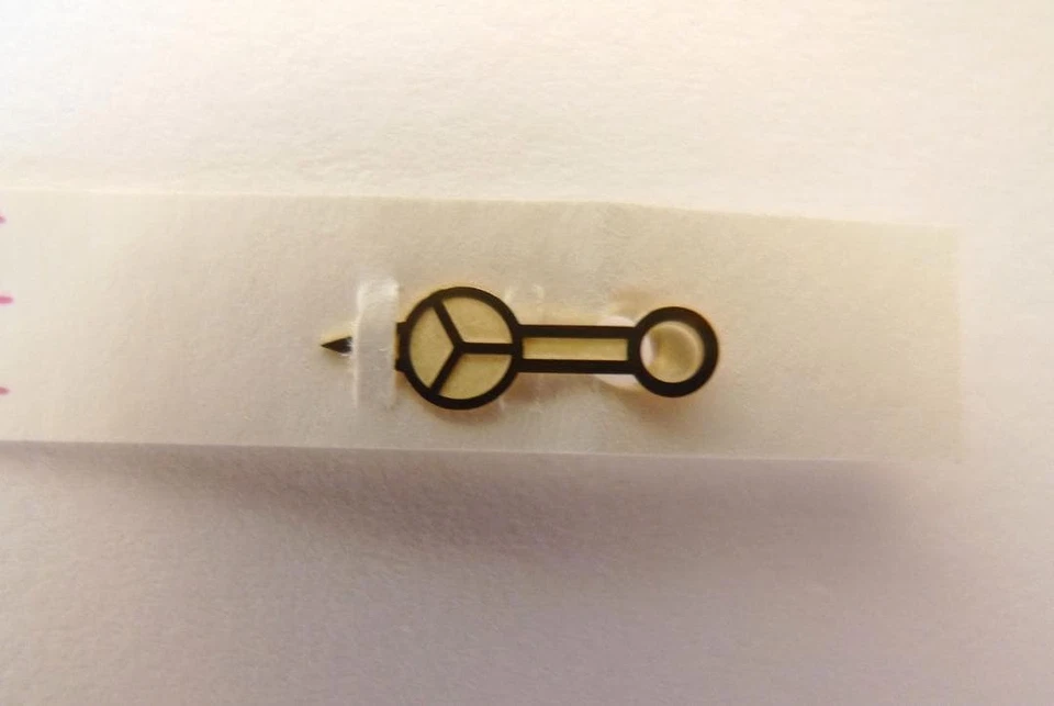 Juego de manecillas Rolex Diver Mercedes piezas de reloj vintage sin usar raro Foto 3 de 4