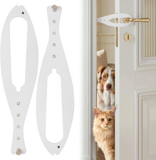 Cat Door Latch, 2 Pcs Cat Door Stopper Pet Door Latch to Keep Dog Out of Litter