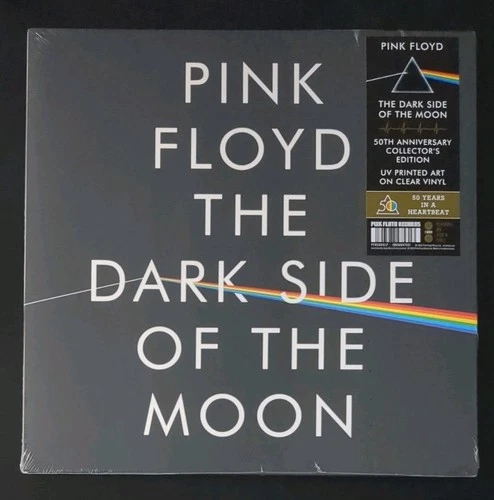 PINK FLOYD - THE DARK SIDE OF THE MOON - 50th Anniversary UV CLEAR 2xLP *NEW*