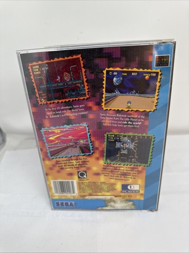 Sonic CD (Sega CD 1993) CIB FAST SHIPPING - Picture 5 of 6