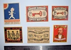 6 Pcs Sweden Matchbox Labels Packet size