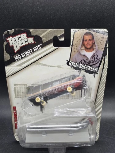 Tech Deck Pro Street Hits Ryan Sheckler Plan B Skateboard & Double Rail Obstacle