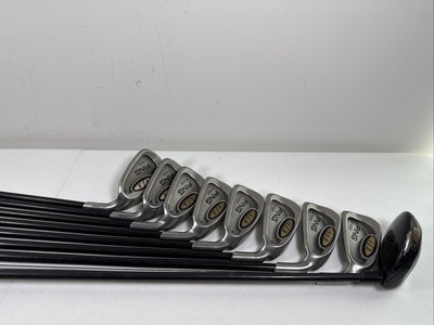 Ping i3 O-Size 3-7, 9 (W&S Black Dot) Irons 'Red Dot' 350 Series Graphite Stiff