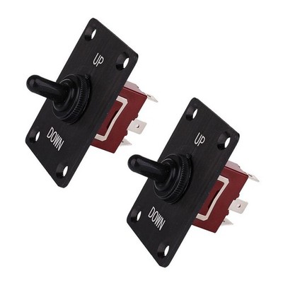 2 Stück Boot 3 Pin Up Down On/Off/On Momentary Toggle Switch Panel 12V 15A