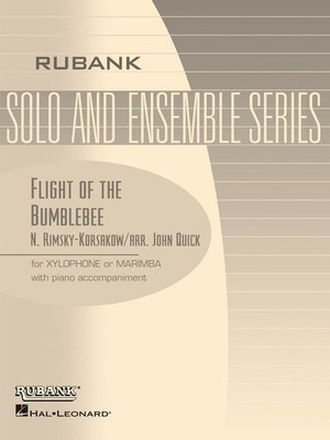 Flight of the Bumble Bee Marimba/Xylophone Solo Piano Rubank Contest Sheet Music