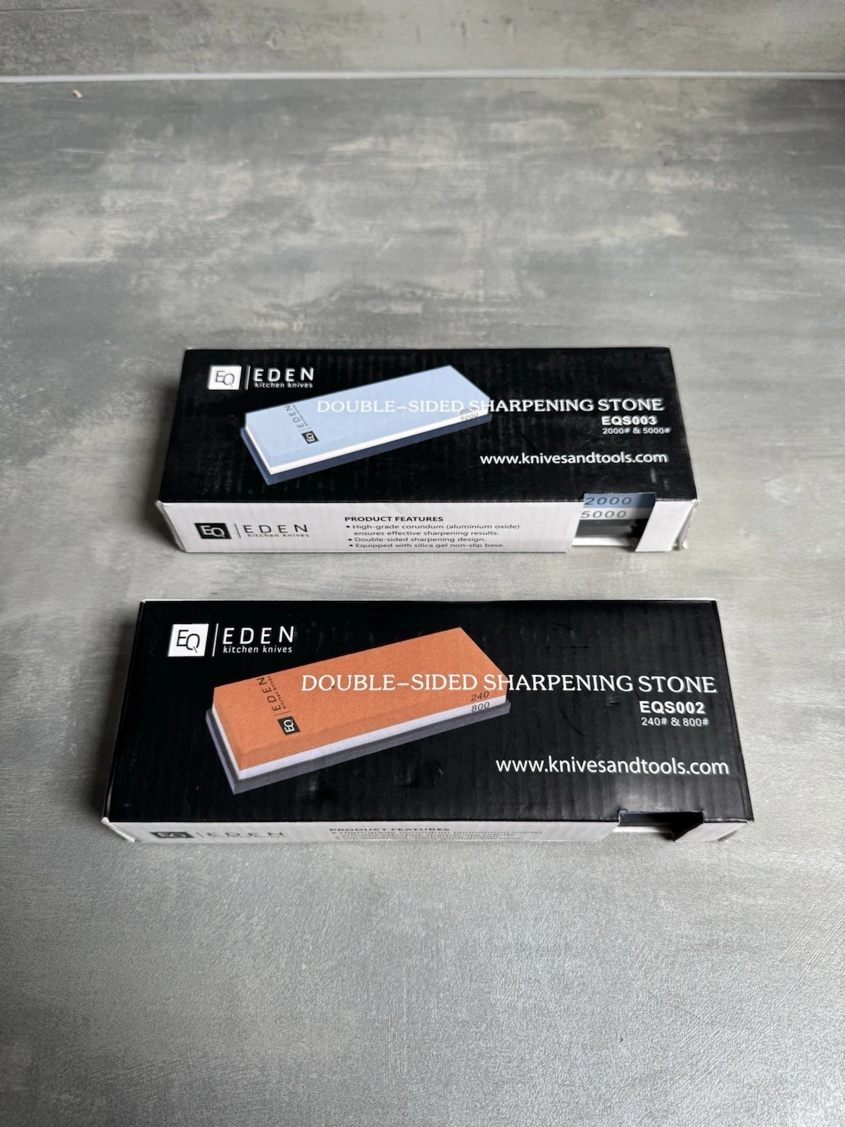Eden Double Sides Sharpening Stones 240/800 & 2000/5000 New & Used