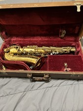 1931 Paris Henry selmer Modele 26 Saxophone Gold Lacquer Brass extremely rare