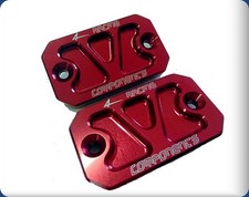 Ducati Monster 696 Przednie sprzęgło hamulcowe Płyn Tankl Korekta zbiornika - Czerwone