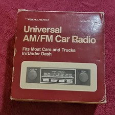 Vintage Realistic 12-1355 1 Din Amfm Car Radio Shack Inunder Dash Brand New Vintage Realistic 12-1355 1 Din Amfm Car Radio Shack Inunder Dash Brand New