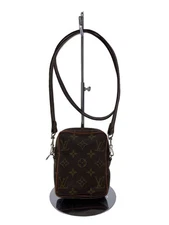 LOUIS VUITTON Mini Danube Monogram Canvas BRW PVC BRW From Japan