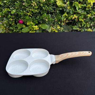 Four-Cup Fried Egg Pan Medical Stone Non-Stick Frying Pan for Breakfast Divided