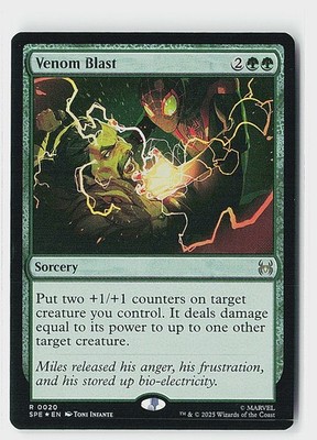 Venom Blast Foil R Marvel's Spider-Man: Eternal-Legal 20 NM