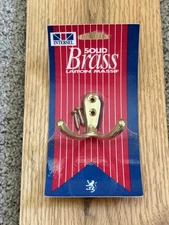 INTERSEL Solid Brass Coat hook with screws - New In Package - Free Shipping