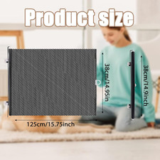 Retractable Pet Gates Retractable Door Barrier Pets Two Hooks Three Locate Dog