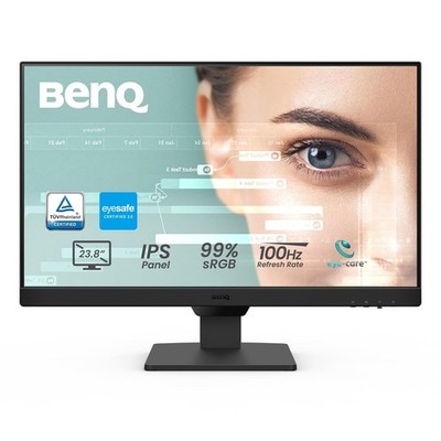 BenQ GW2490 24 inch Computer Monitor 100Hz FHD 1920x1080p IPS Eye-Care Low Blue