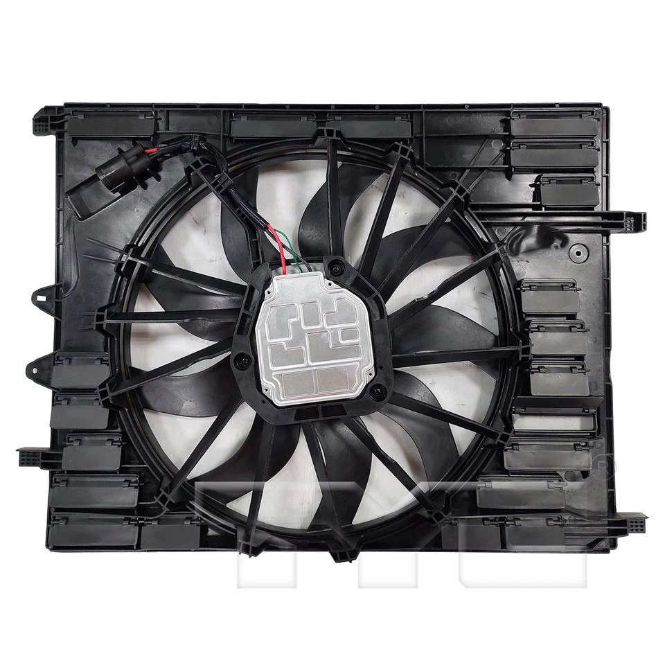 散热器和冷凝器冷却风扇组件适用于 23-24 沃尔沃 XC-90 2.0L 32222480 — 第 2/4 张图片