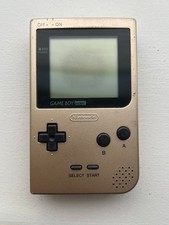 Nintendo Game Boy Pocket MGB-001 - Gold - 100% OEM - Working - Needs LCD