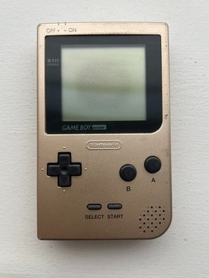 Nintendo Game Boy Pocket MGB-001 - Gold - 100% OEM - Working - Needs LCD