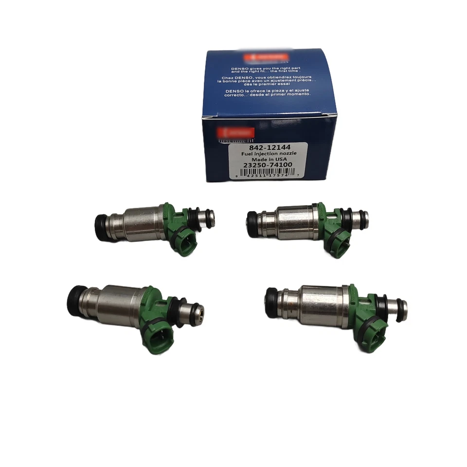 x4 OEM DENSO Fuel Injectors for Toyota motors 2.0L 3S-FE 2.2L 5S-FE 23250-74100 Foto 3 de 4