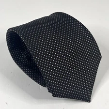 Turnbull & Asser 100% Silk Necktie Tie Brown Blue Dot England 3 1/2 x 56 1/2