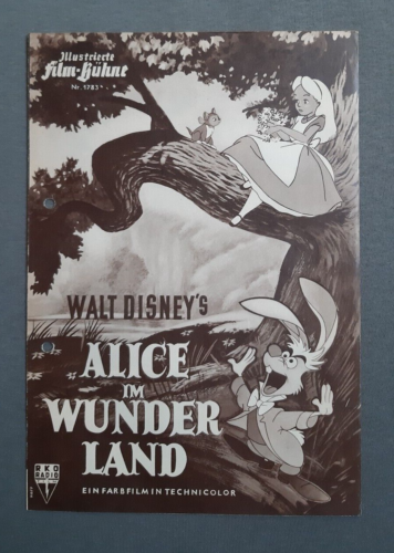 IFB 1783  -  ALICE IM WUNDERLAND  (Walt Disney)  -  Film-Bühne Filmprogramm - Zdjęcie 1 z 1