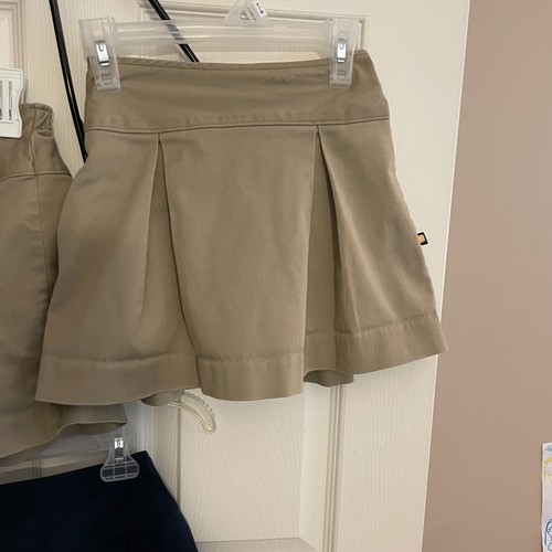 Lot of 3 Girls Youth Size: 6 Dennis Khaki&Navy School Uniform Skorts (Pre owned) - Picture 3 of 9