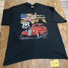 Vintage Historic Route 66 Main Street Of America Spring Hill Mens T-shirt XL