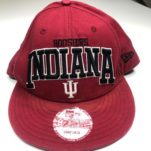 Red Indiana Cap. NCAA College Football 